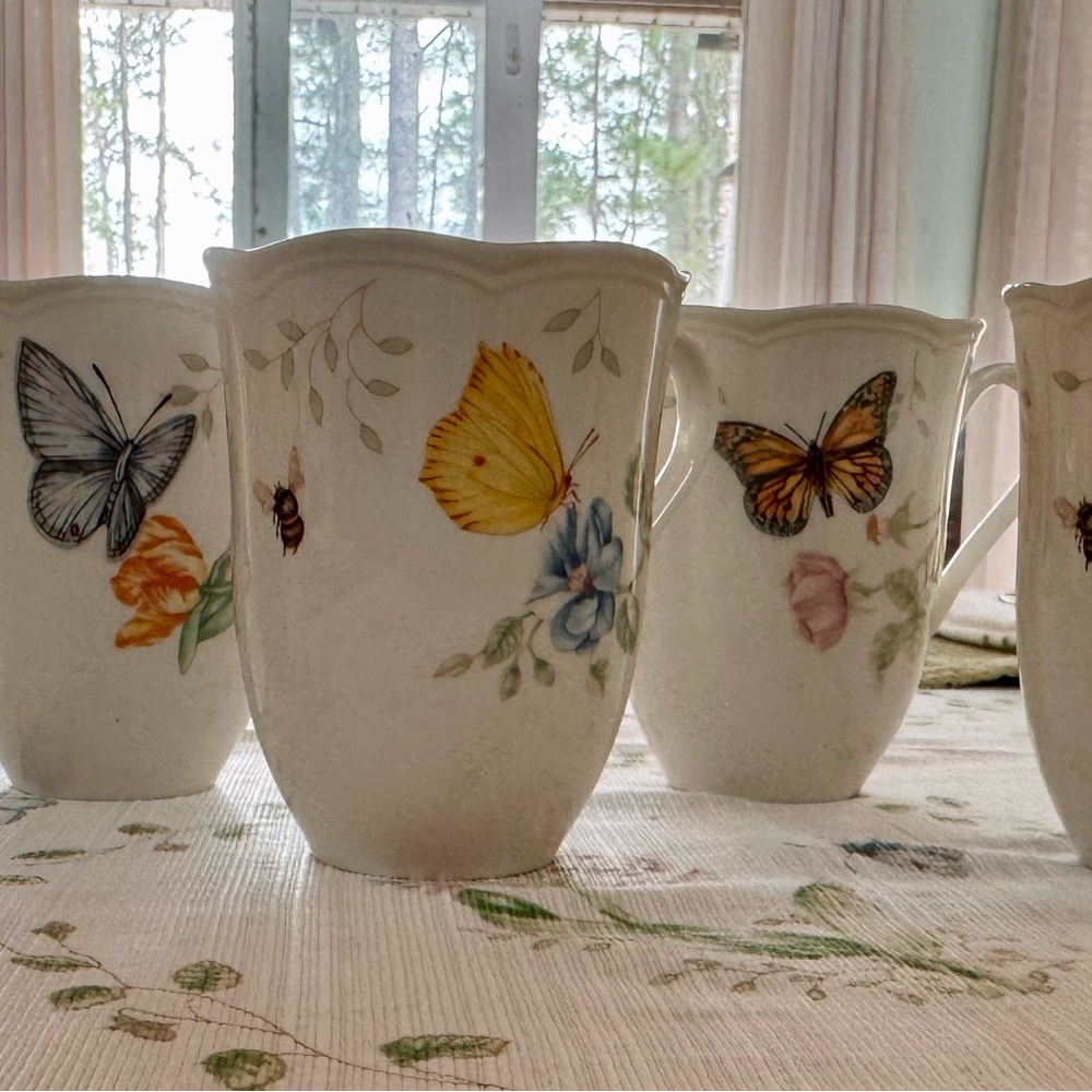 Lenox Butterfly Meadow Mugs - Multicolor (Set of 4)
